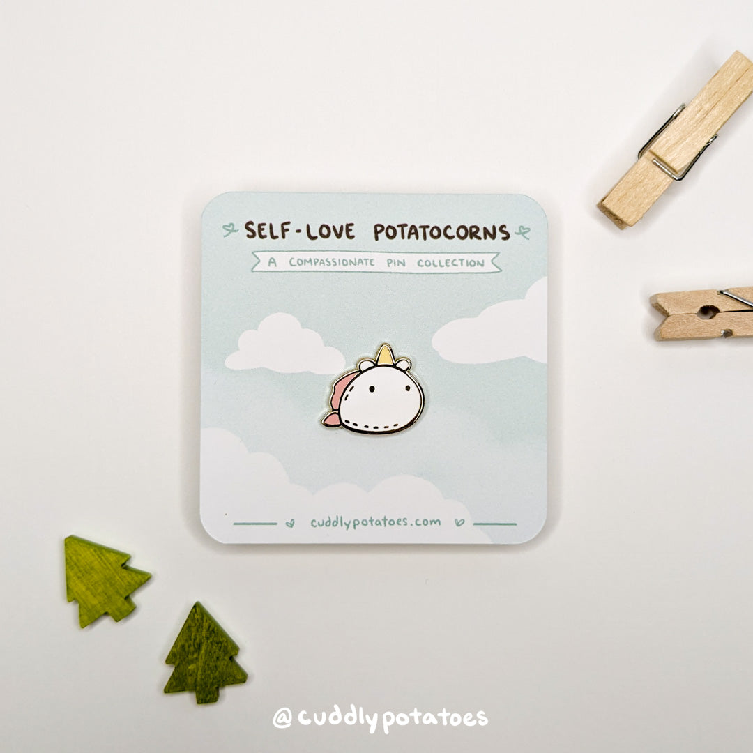 "Plush" Self-Love Mini Enamel Pin