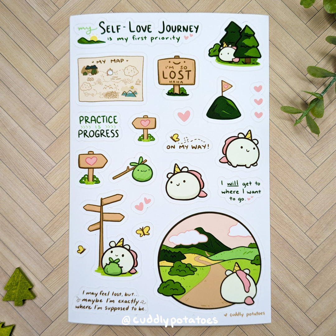 Journey - Self-Love Sticker Sheet