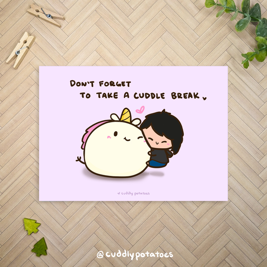 Cuddle Break - 5x7 Print