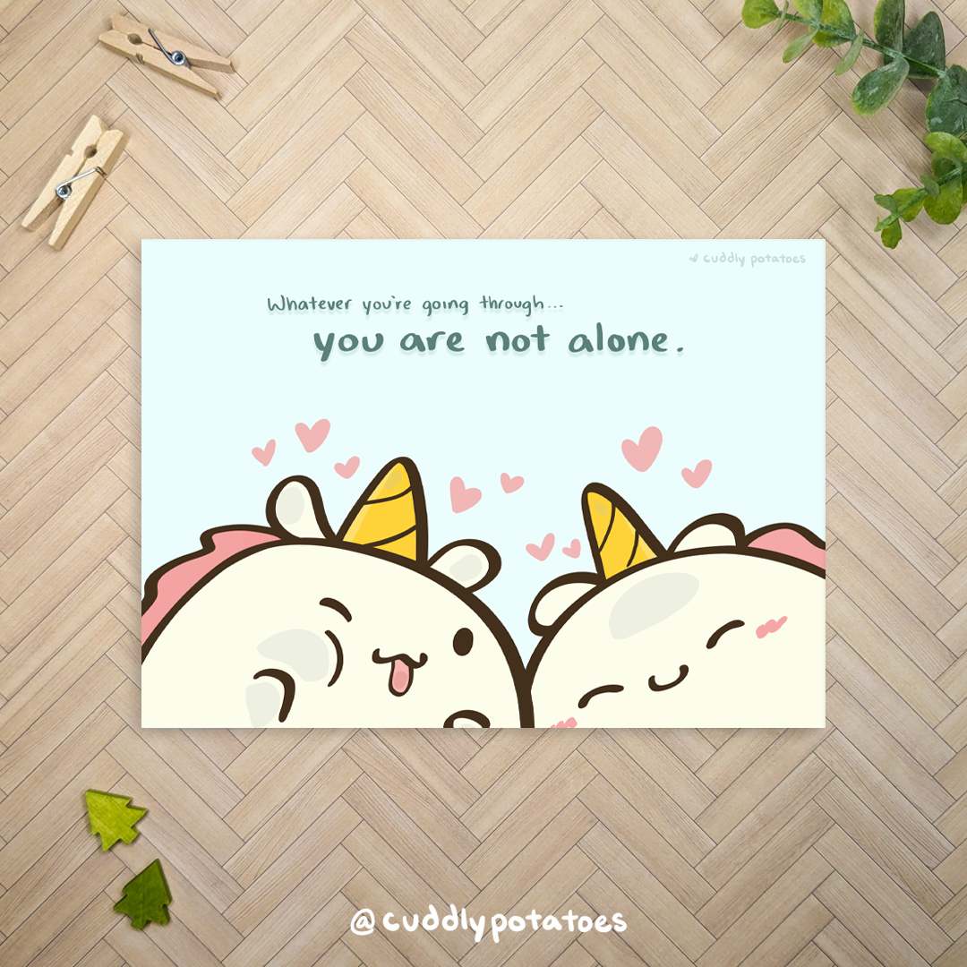 Not Alone - 5x7 Print